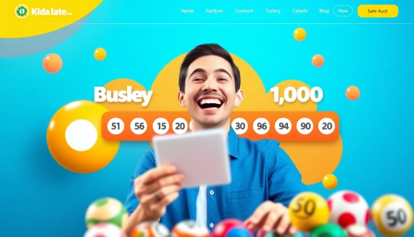 Masurebet online lottery platform showcasing user-friendly interface and vibrant ticket purchasing options.