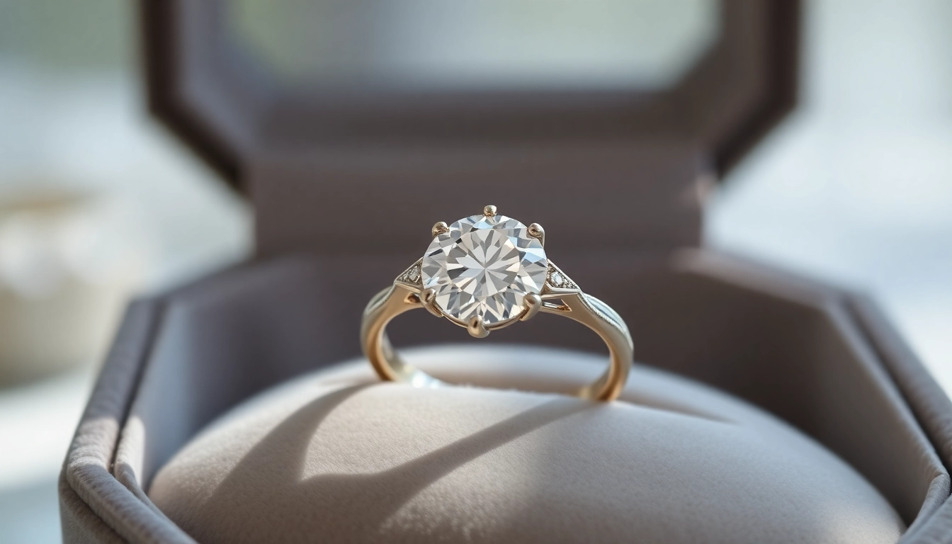 Showcase a stunning 3 Carat Engagement Rings with a round cut diamond and intricate band design.