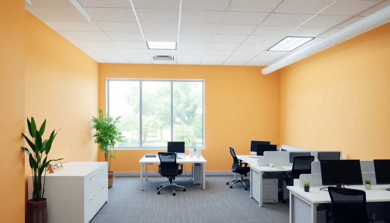 Engaging Jacksonville commercial cleaning service demonstrating a spotless office environment.