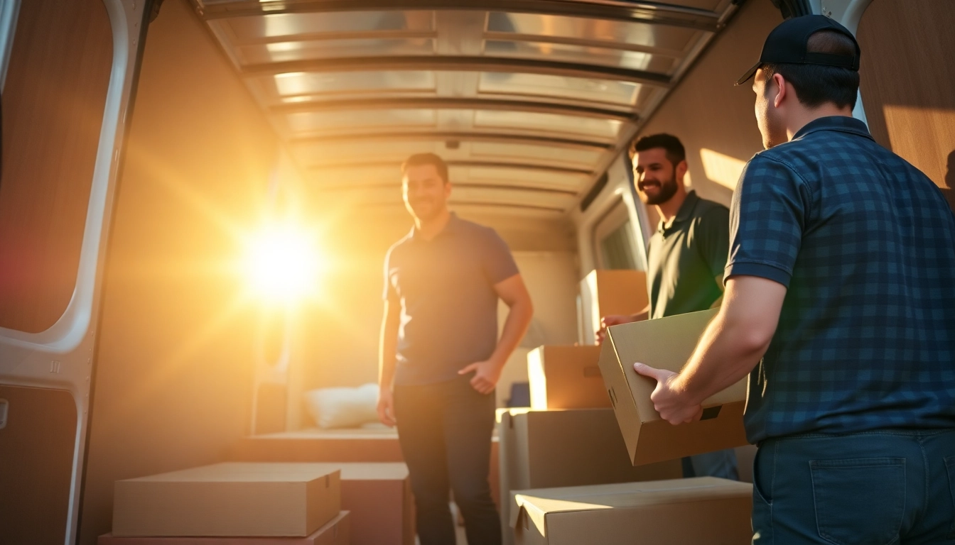 Umzugsfirma Erlangen efficiently packing a moving van for a seamless relocation experience.