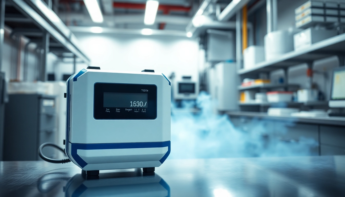 Showcasing advanced hydrogen detection technology in a clean industrial environment.