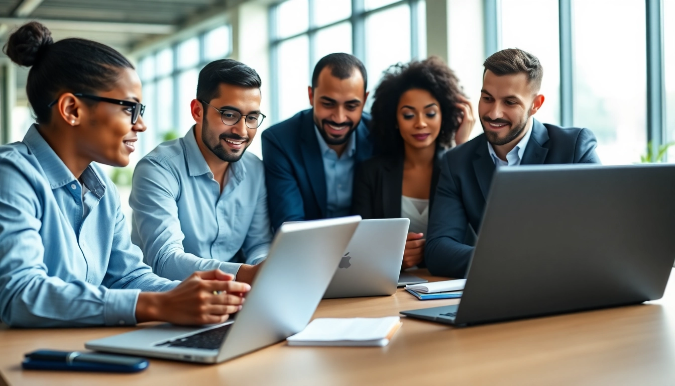 Explore the best accounts payable tools with professionals collaborating in a bright, modern office.