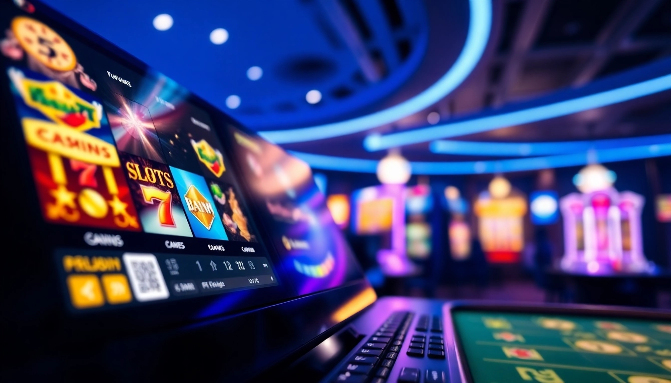 Explore various games at Golden bet casino sister sites with this vibrant digital overview.
