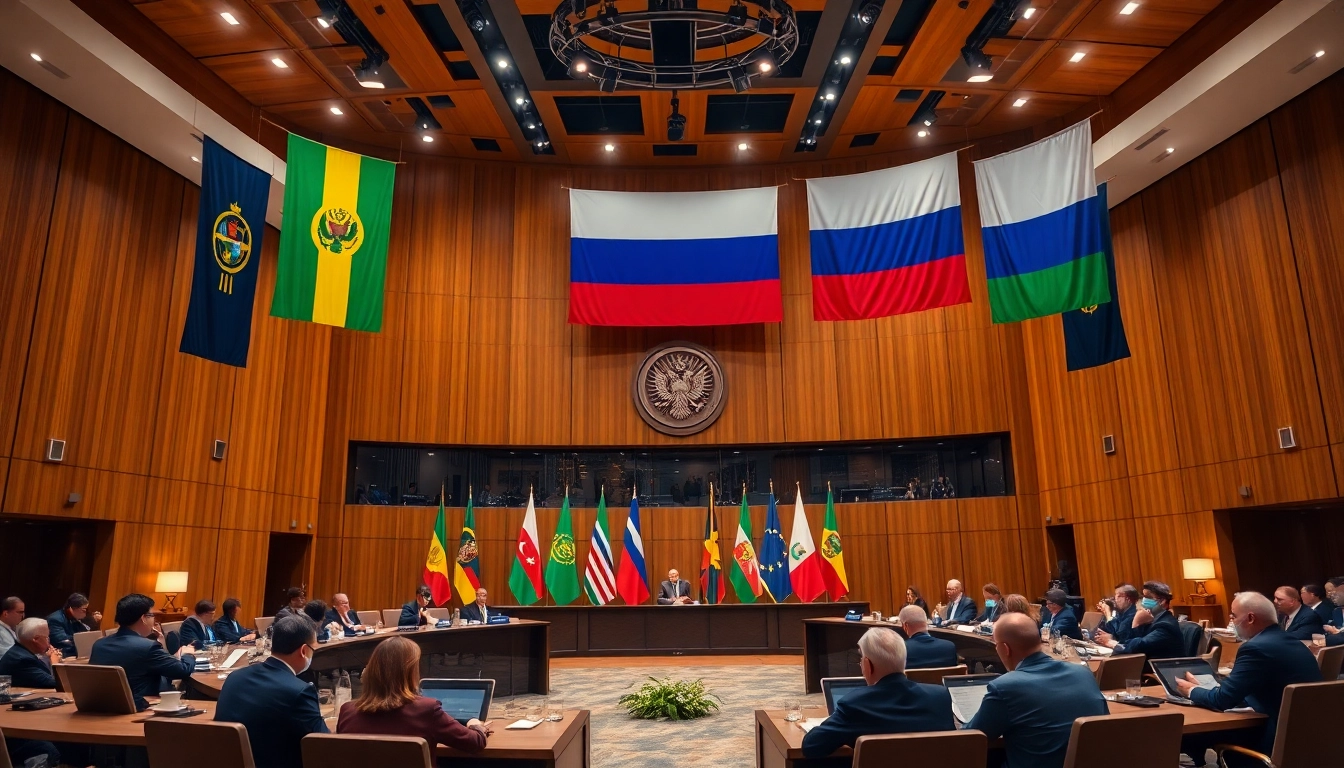 Africa Russia summit news showcasing officials in dialogue at an international conference.