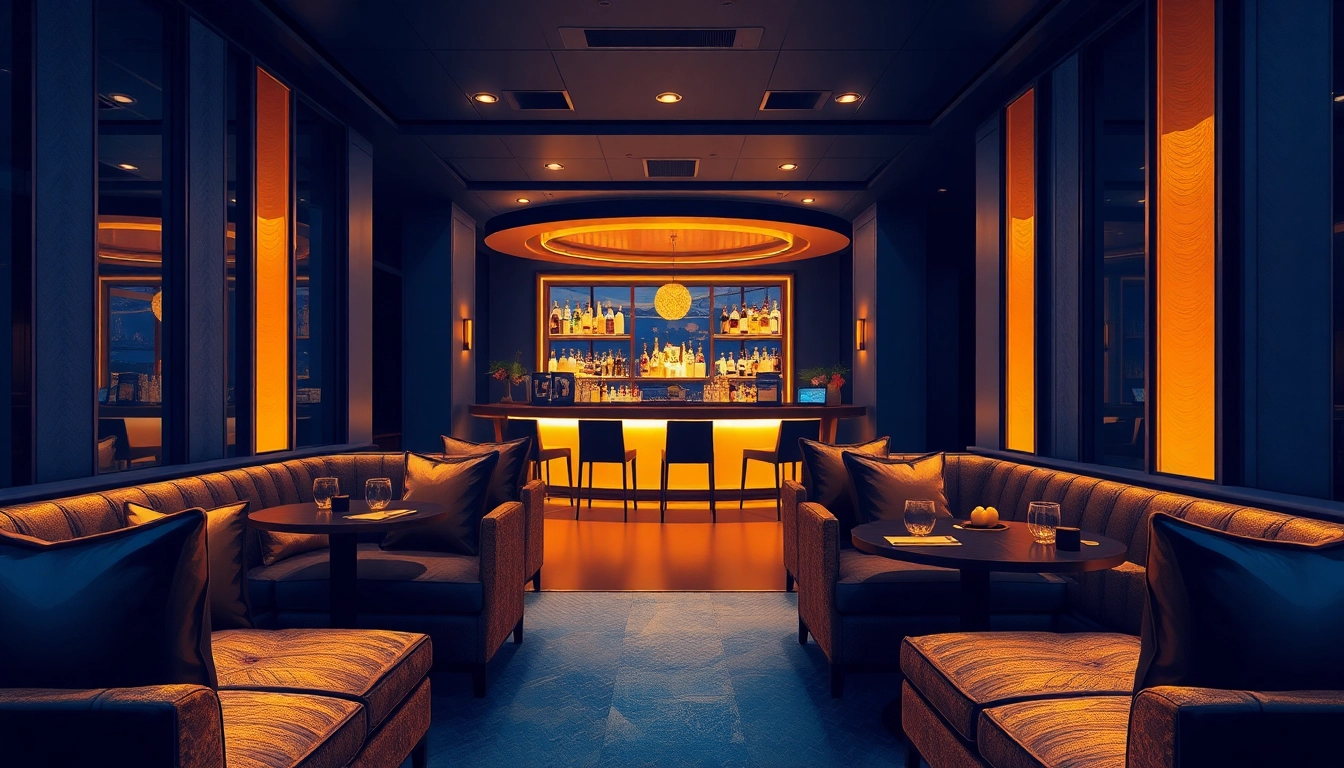 Experience the luxury of Yono vip in an upscale lounge setting, showcasing plush seating and ambient lighting.