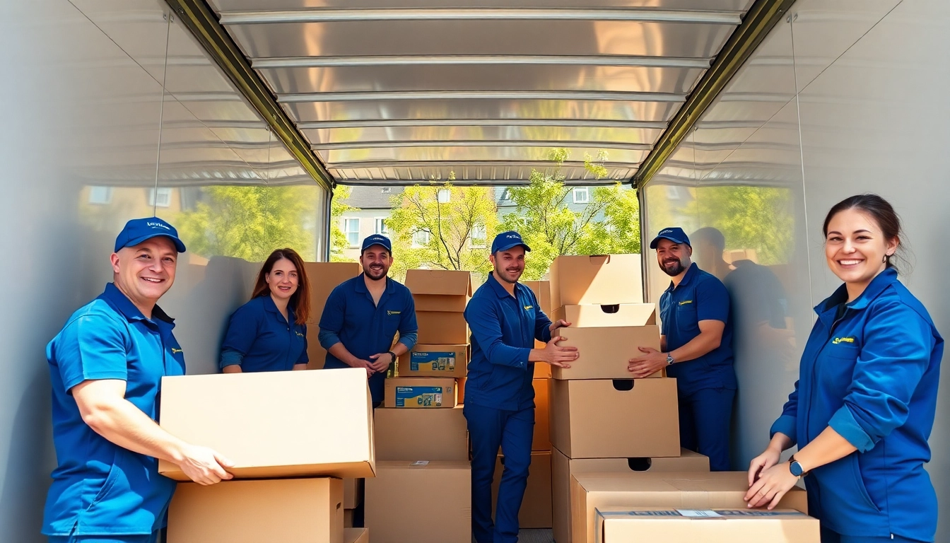 Efficient team handling east London removals, showcasing professionalism and friendly service.