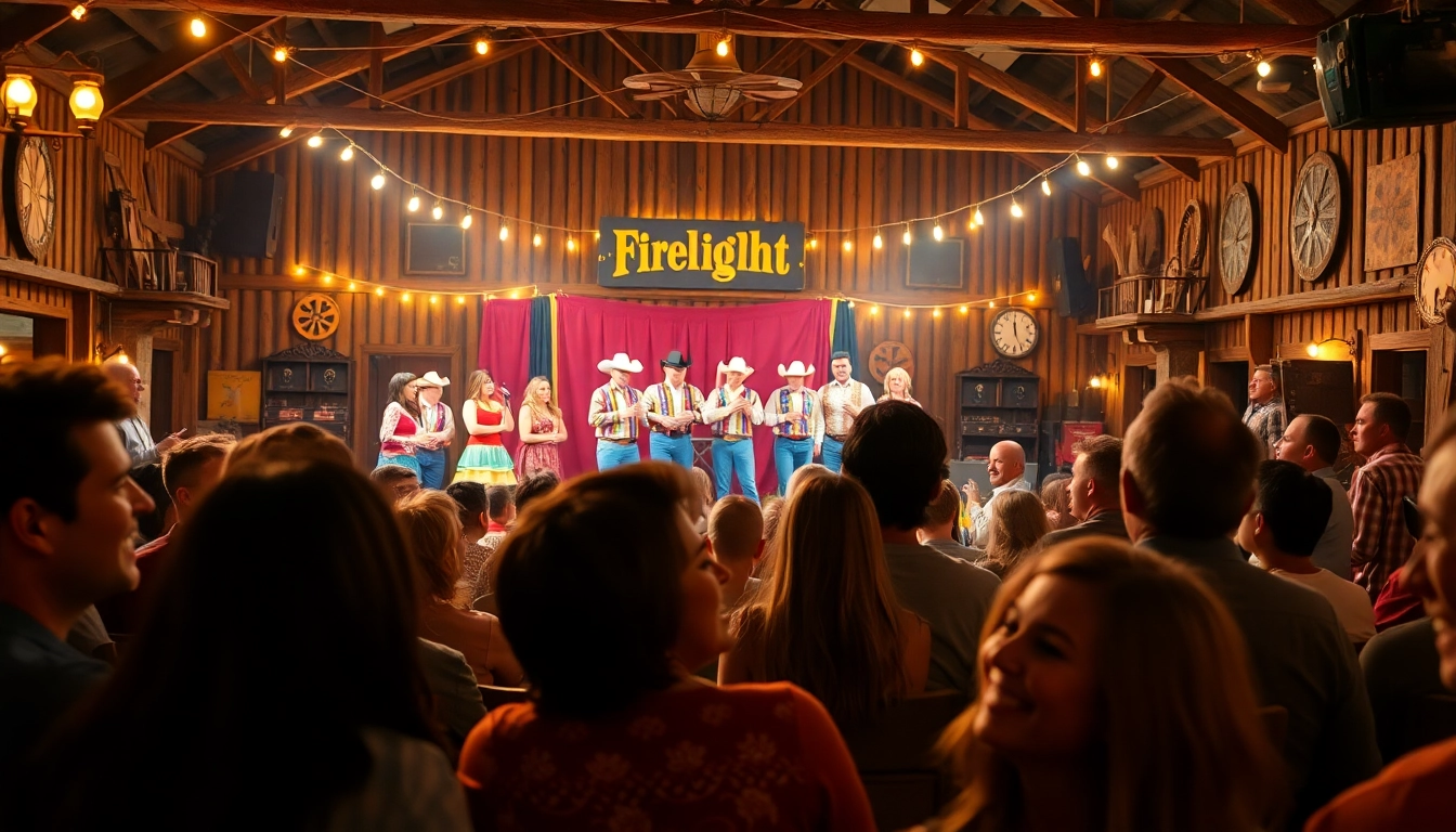Discover the vibrant atmosphere of firelightbarn.com where family entertainment shines at dinner theater.