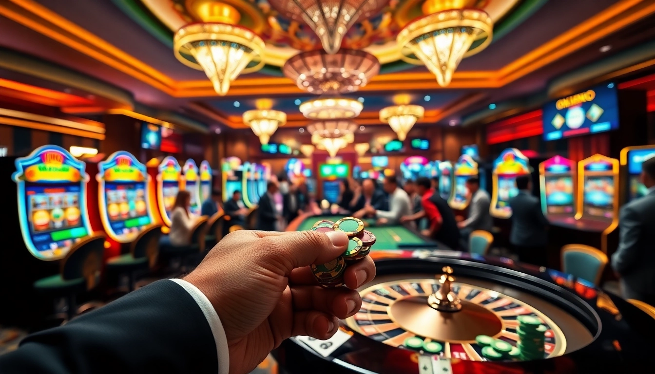 Experience the excitement of Crypto Casinos with vibrant gaming options and lively atmosphere.